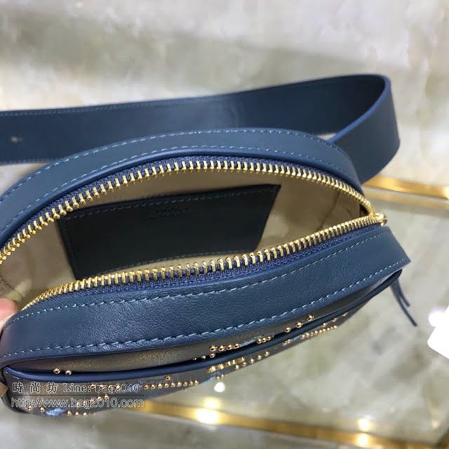 Chloe女包 克洛伊經典Signature駿馬刺繡鉚釘腰包胸包 Chloe拉鏈款斜挎包  jjh1277
